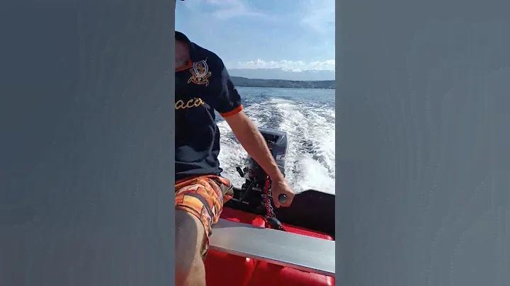 Schlauchboot 4 Meter/Force 25 PS Fahrtbeginn bis Gleitfahrt bei 3/4-Gas