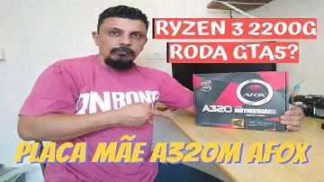 PLACA MÃE AM4 A320 AFOX BOA OPÇÃO