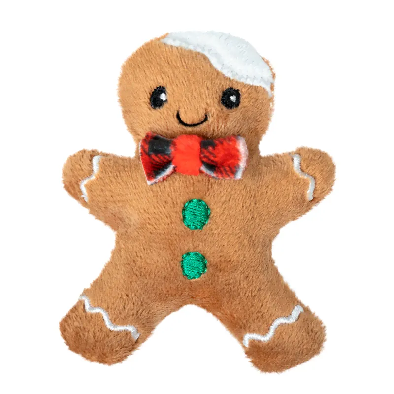Игрушка для кошек Пряничный человечек 9 см, серия X-mas TALES, GiGwi