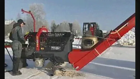 Palax KS35S Joystick Firewood Processor!