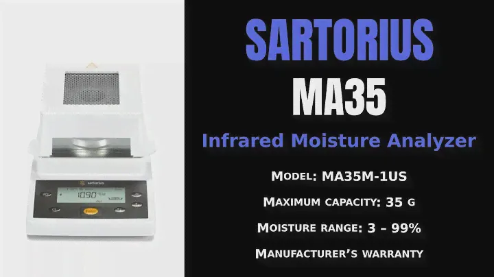 Sartorius MA35 Infrared Moisture Analyzer- NEW (Item - 0693D BALANCE)