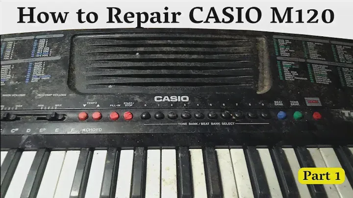 How to renovate old Casio MA120 part 1