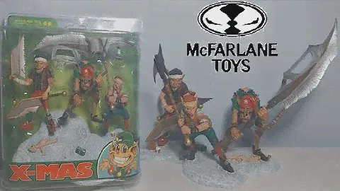 McFarlane Monsters Series 5 Twisted X-mas Santas Little Helpers Review!