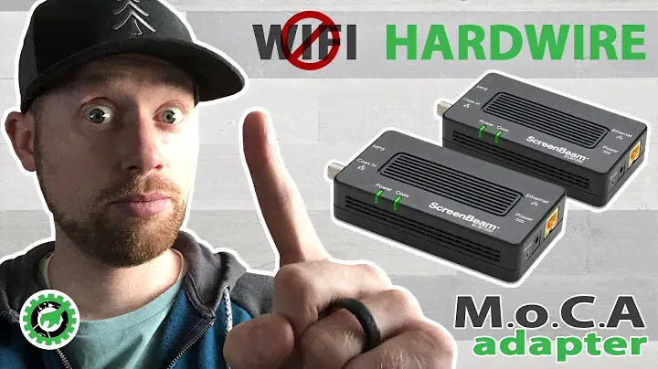 MoCA - Get Hardwired Internet WITHOUT Existing Ethernet Wiring: MoCA 2.5 Adapter: (COAX to Ethernet)