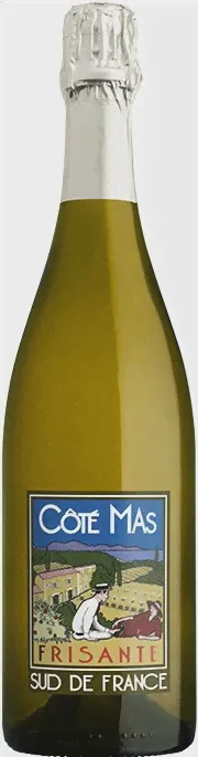 Игристое вино Cote Mas Frisante Blanc de Blancs Brut, Pays d'Oc IGP, 2021