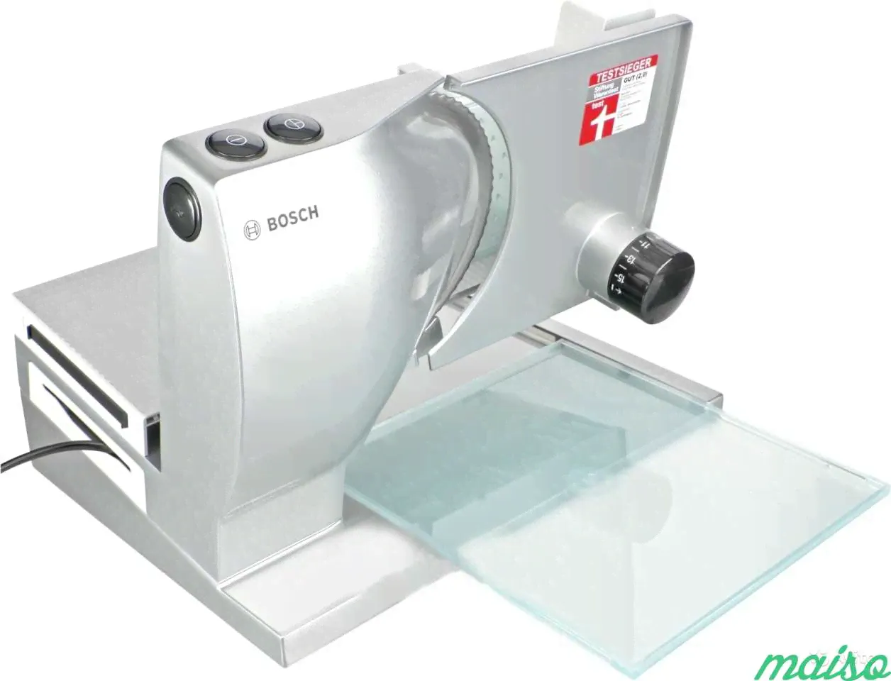 Новая Ломтерезка Bosch MAS 9101 Метал/140 Вт/2скор в Москве-2