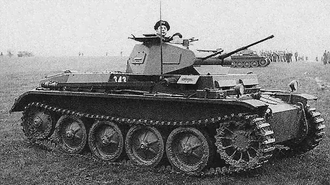 Быстроходный танк Вермахта.Pz.2 D.