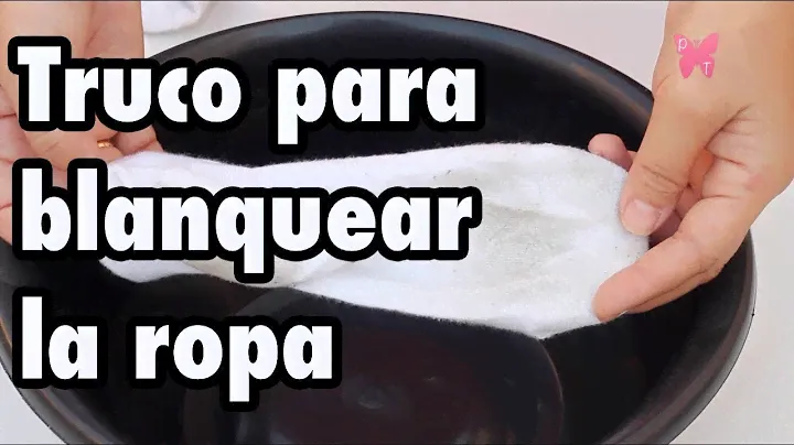 Cómo blanquear la ropa blanca y eliminar las manchas (sin lejía o cloro)