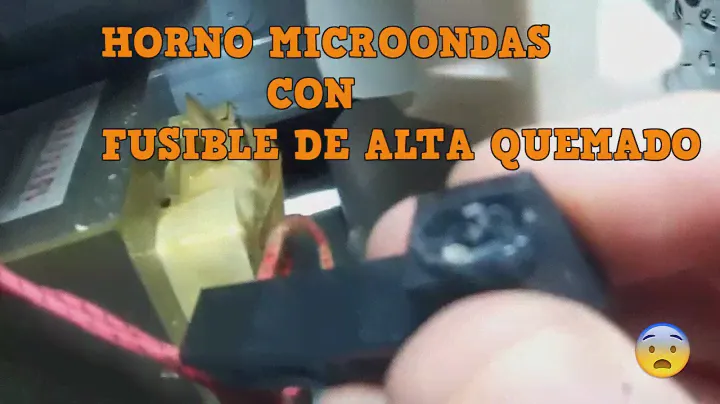 Como Reparar Horno Microondas con Fusible de Alta Tension Quemado