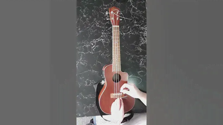 Here I am changing my Lanikai MA-CEC with Aquila strings #lanikai #aquila #rachelsandilandsmusic