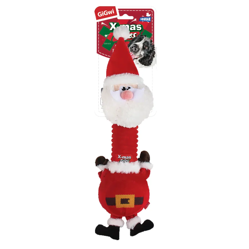 Triol Игрушка для собак Санта с пищалкой 45см, серия X-mas TALES (75470)-0