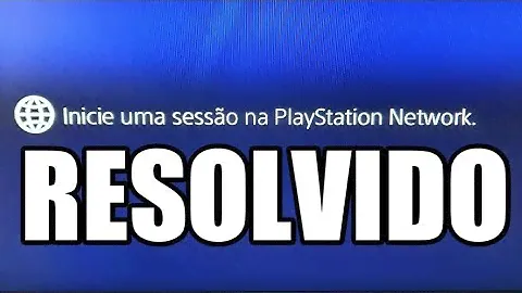 RESOLVIDO - Inicie uma sessão na Playstation Network.