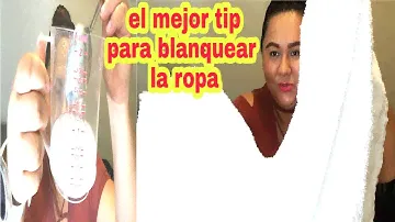 ROPA MÁS BLANCA SIN CLOROX | ROPA ULTRA BLANCA