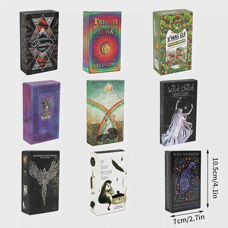 Будущий планер, Tarot G-X 'mas Elf, красивый Таро дикий ребенок, оракель, татуированные крылья, пророчество, гадания, колода игр (art.: 3920c183c9364)-1