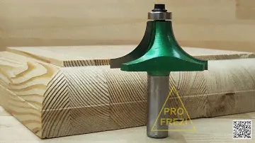 Кромочная калевочная радиусная фреза Алмаз 1017 R20. Фрезы для ручного фрезера