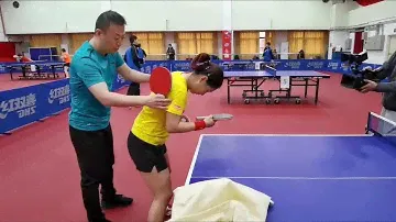 Liu Shiwen & Ma Lin | Serve Traning