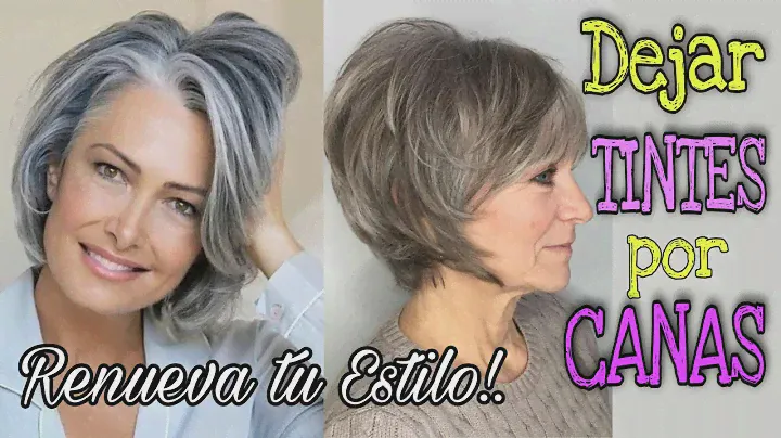 🆘Dejar TINTES por CANAS⁉️ Tienes más de 55 y 65 años❓Luce tus Canas y Renueva tu Estilo!