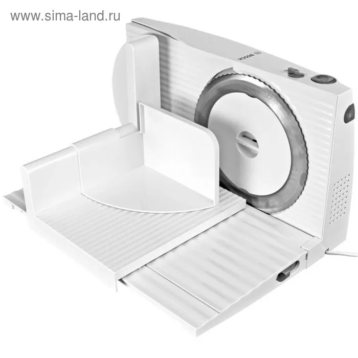 Слайсер Bosch MAS 4601N, 110 Вт, толщина нарезки до 17 мм, белая