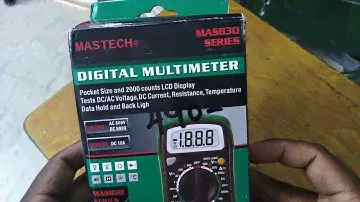 Digital Multimeter Mastech MAS830 UNBOXING