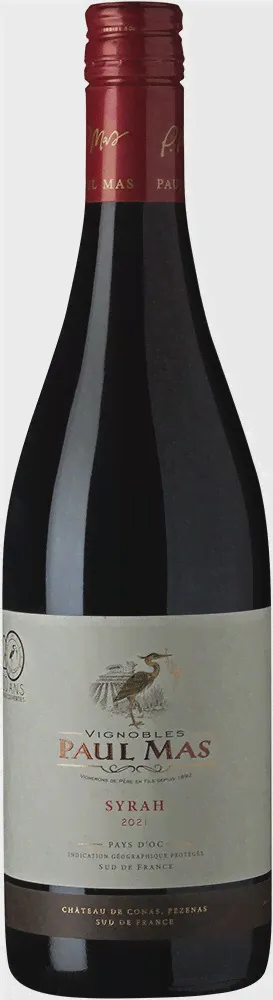 Wine "Paul Mas" Syrah, Pays d'Oc IGP, 2021-0