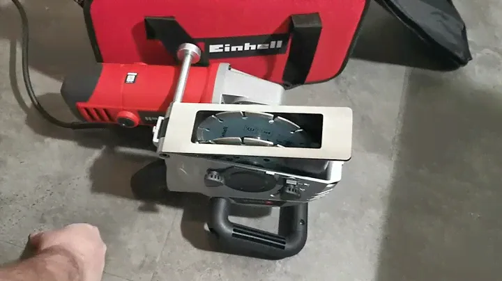 Einhell Rainureuse TE MA 1700, Très bonne rainureuse  Puissante  2 jeux de disques 150mm  Profondeur