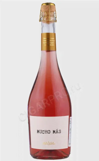 Mucho Mas Rose Sparkling Игристое вино Мучо Мас розовое сухое 0.75л-3