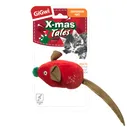 GiGwi Игрушка для кошек X-Mas Tales Мышка со звуковым чипом 8 см