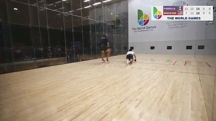 2022 THE WORLD GAMES MEN SINGLES QUARTERFINALS. A. PARRILLA (MEX) - J. BREDENBECK (USA)