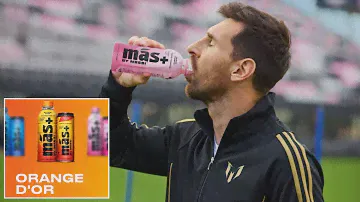 Lionel Messi launches Orange d'Or Flavored Mas+ Hydration Drink