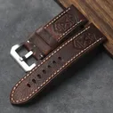26mm Decima Flottiglia MAS Vintage Brown Strap for Kampfschwimmer / Italian Navy Series Watches