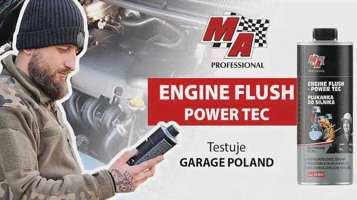 Płukanka silnika Power Tec MA Professional testuje Garage Poland