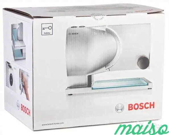 Новая Ломтерезка Bosch MAS 9101 Метал/140 Вт/2скор в Москве-1