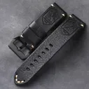 24 mm Decima Flottiglia MAS Vintage Black Strap for Kampfschwimmer / Italian Navy Series Watches