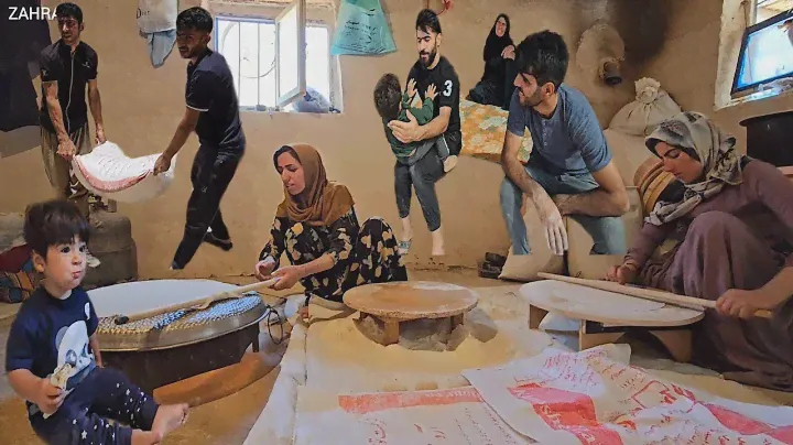 "The tumultuous life of Zahra's nomadic family: from baking bread to building the yard wall"