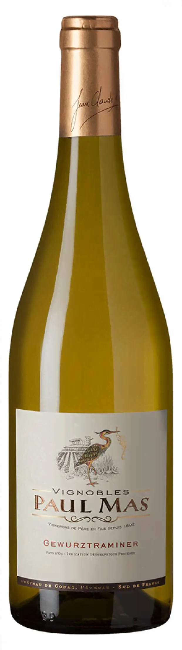 Вино Paul Mas Gewurztraminer белое полусухое Франция, 0,75 л