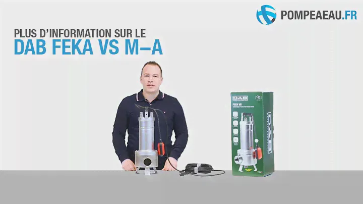 DAB FEKA VS M-A Pompe de relevage eaux chargées - Présentation