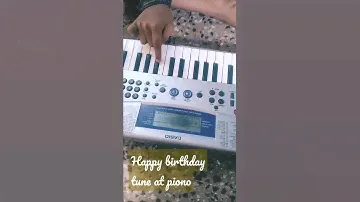 how to play happy birthday tune at casio ma-150/two birds channel/#casio150/#pianotutorial