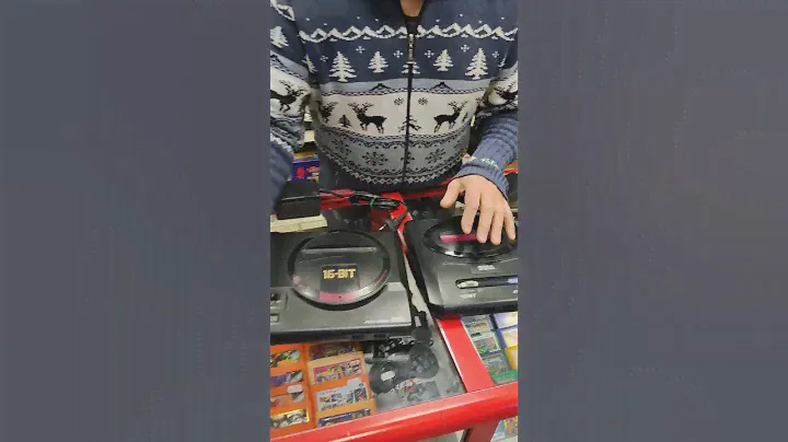 Отличия sega mega drive 1 от mega drive 2. #sega #сега #денди #dendy #megadrive #retrogaming