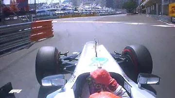 Michael Schumacher Takes Final "Pole Position" | 2012 Monaco Grand Prix
