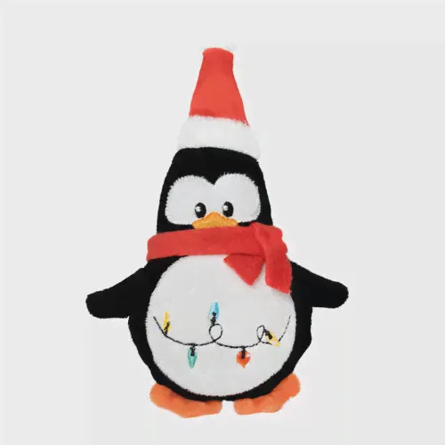 Игрушка для собак GiGwi X-mas TALES Пингвин с пищалкой 21 см-0