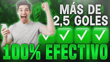 ESTRATEGIA MAS DE 2.5 GOLES APUESTAS DEPORTIVAS