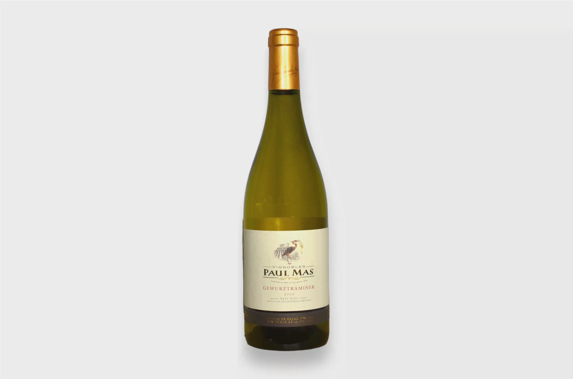 Вино Paul Mas Gewurztraminer 2022, Pays d'Oc IGP, 2022, white semi-dry, 13% 0,75л-0