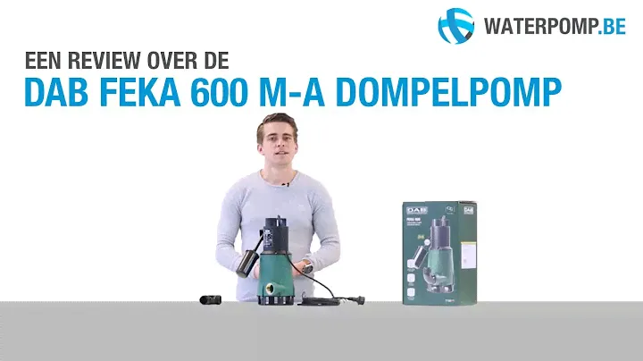 DAB FEKA 600 M-A Dompelpomp - Review