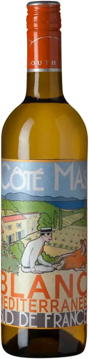 Вино Cote Mas Blanc Mediterranee Pays d'Oc, 2019 0.75 л.-0